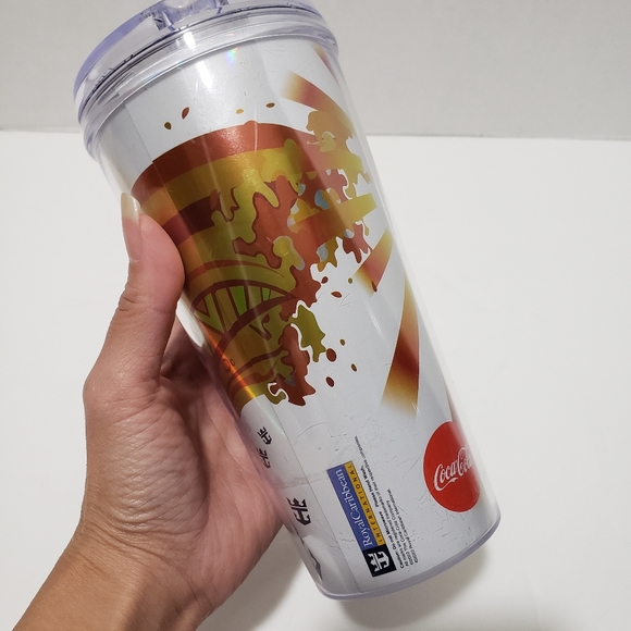 Royal Caribbean Cruise Line Coca Cola Reusable Travel Cup Tumbler - Picture 4 of 10